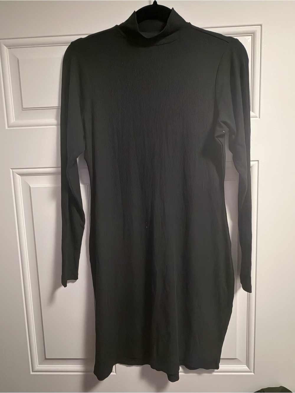 SKIMS Soft Lounge Turtleneck Minidress | Onyx/Black | XL - Picture 3 of 4